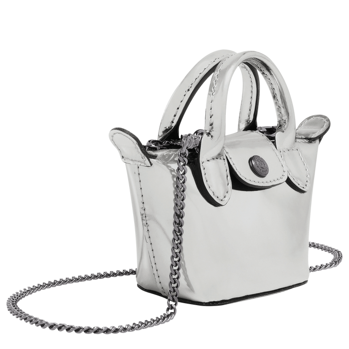 Sac porté travers XS Le Pliage Printemps/Été 2021 Argent (10099HTE023) | Longchamp CH Sac porté travers XS Le Pliage Printemps/Été 2021 Argent (10099HTE023) | Longchamp CH