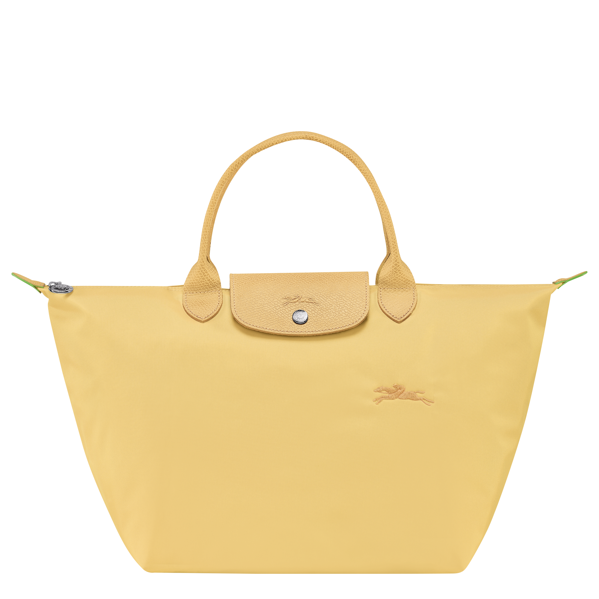 Le Pliage Green Handtasche M, Weizengelb