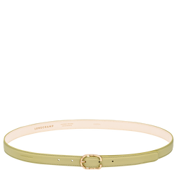 Ladies' belt , Pistachio - Leather