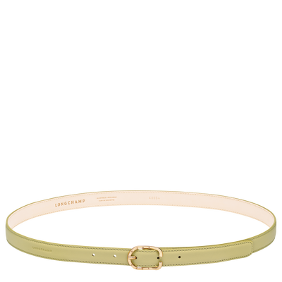 Ladies' belt , Pistachio - Leather