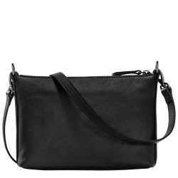 Longchamp 3D 斜背袋 S, 黑色