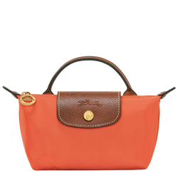 Le Pliage Original Bolso pequeño con asa , Lona reciclada - Naranja