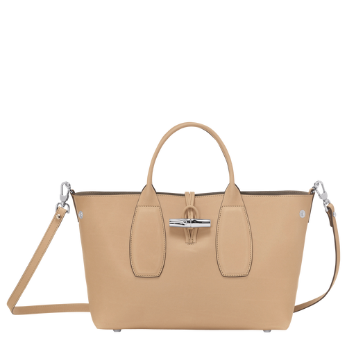 Bolso con asa superior M, Natural, hi-res - View 1 of 3