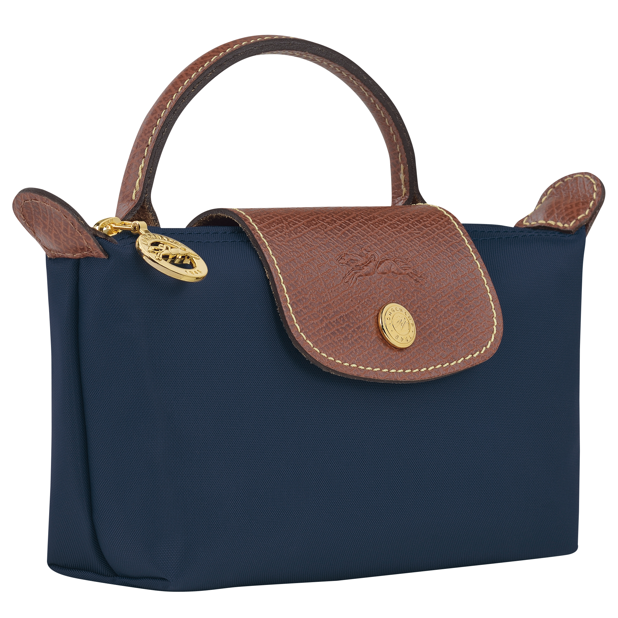 Le Pliage 原創系列 附提把的小袋子, 海軍藍