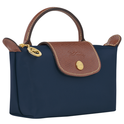 Le Pliage Original Bolso pequeño con asa, Azul Marino