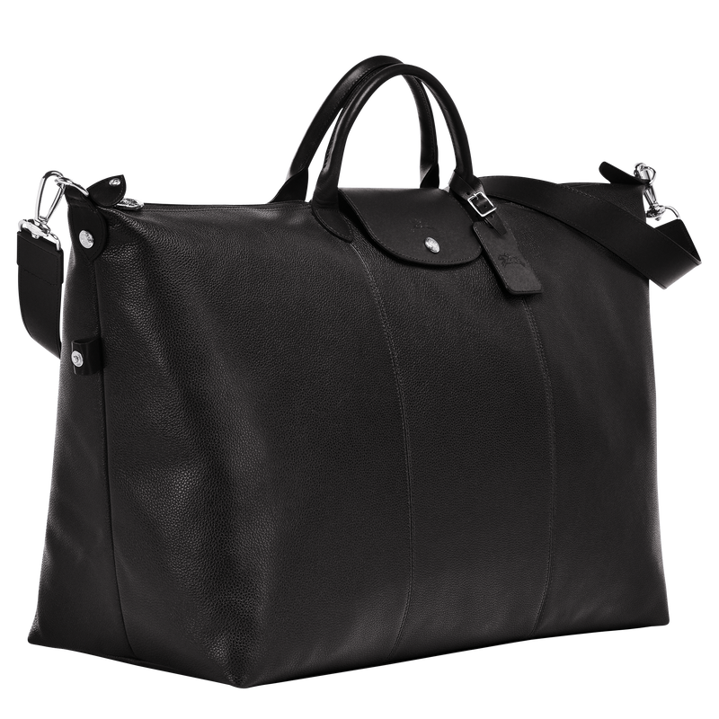 Le Foulonné S Travel bag , Black - Leather  - View 3 of 4