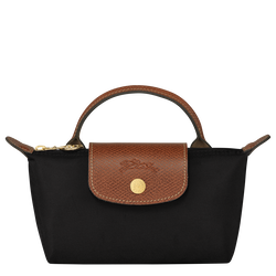 Le Pliage Original Pouch , Black - Recycled canvas