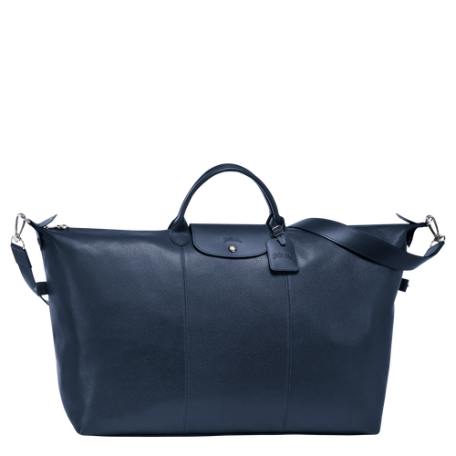 Le Foulonné S Travel bag , Navy - Leather - View 1 of  4
