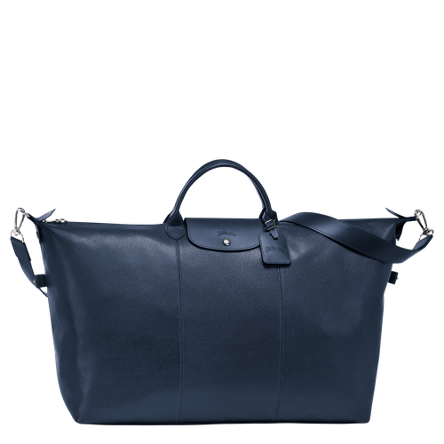 Le Foulonné S Travel bag , Navy - Leather - View 1 of  4