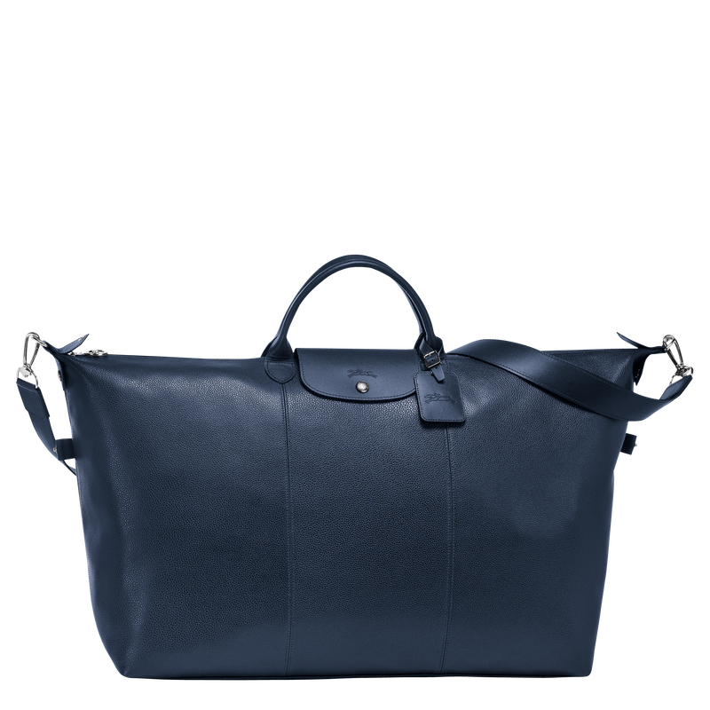 Le Foulonné 系列 旅行袋 S , 海軍藍色 - 皮革  - 查看 1 4