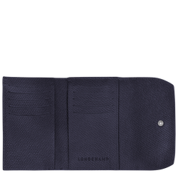 Roseau Wallet , Bilberry - Leather