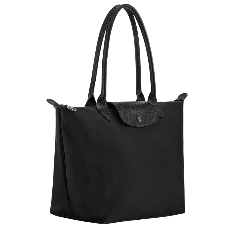 Le Pliage One 肩揹袋 M , 黑色 - 再生帆布  - 查看 3 8