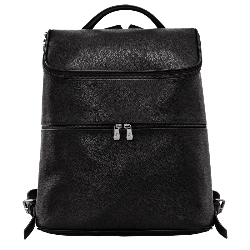 Le Foulonné Backpack , Black - Leather  - View 1 of  5