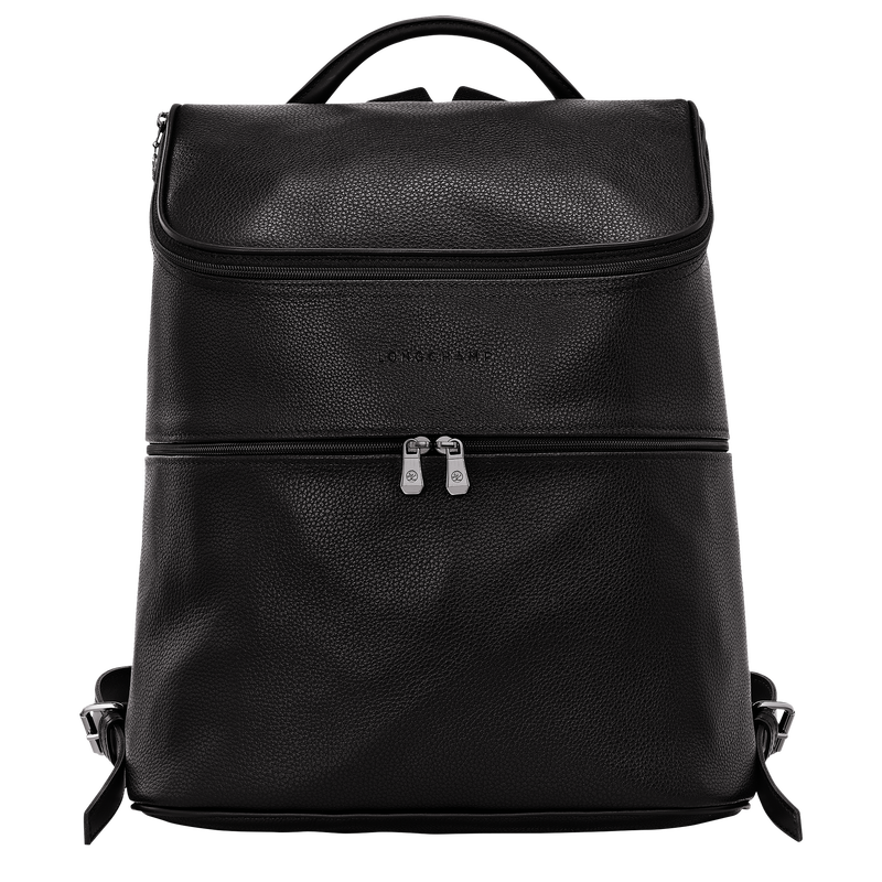 Le Foulonné Backpack , Black - Leather  - View 1 of 5