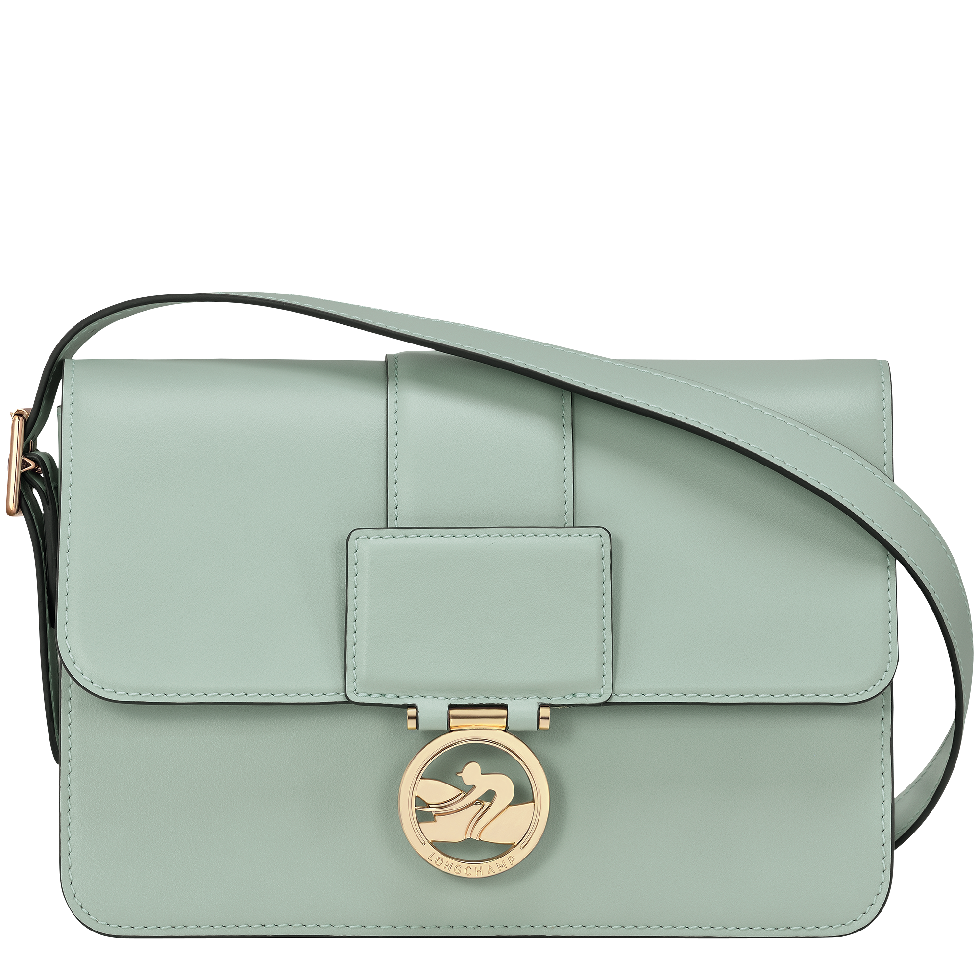 Box-Trot Crossbody bag M, Green-gray