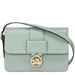 Box-Trot 斜揹袋 M , 灰綠色 - 皮革