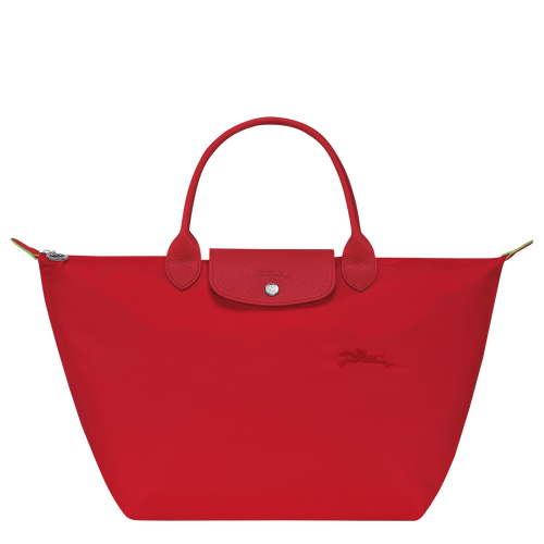 Le Pliage Green M Handbag , Tomato - Recycled canvas - View 1 of 7