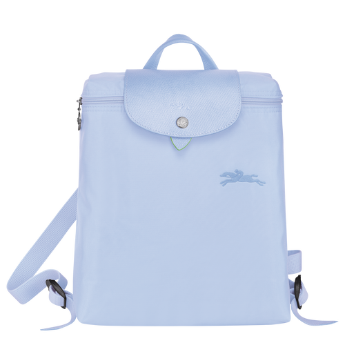 Le Pliage Green Backpack , Sky Blue - Recycled canvas - View 1 of  4