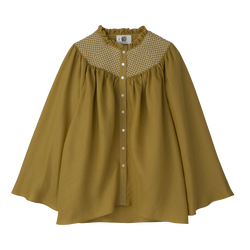 Blouse , Ginger - Smocked veil