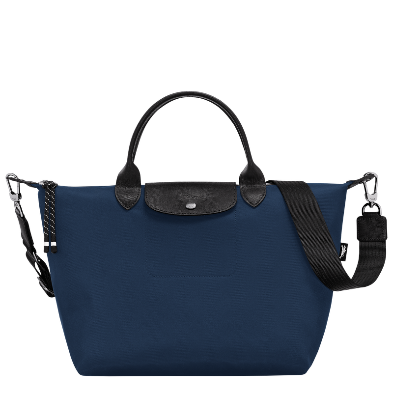 Le Pliage Energy L Handbag , Navy - Recycled canvas  - View 1 of  5