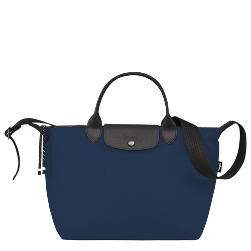 Le Pliage Energy L Handbag , Navy - Recycled canvas - View 1 of  5