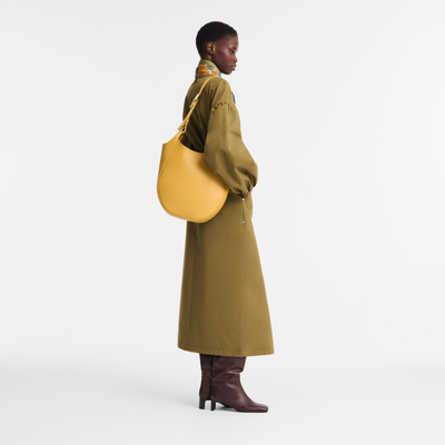 Le Foulonné L Hobo bag , Nutmeg - Leather