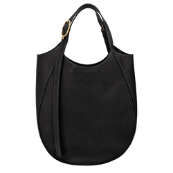 Le Foulonn&eacute; XL Tote bag , Black - Leather