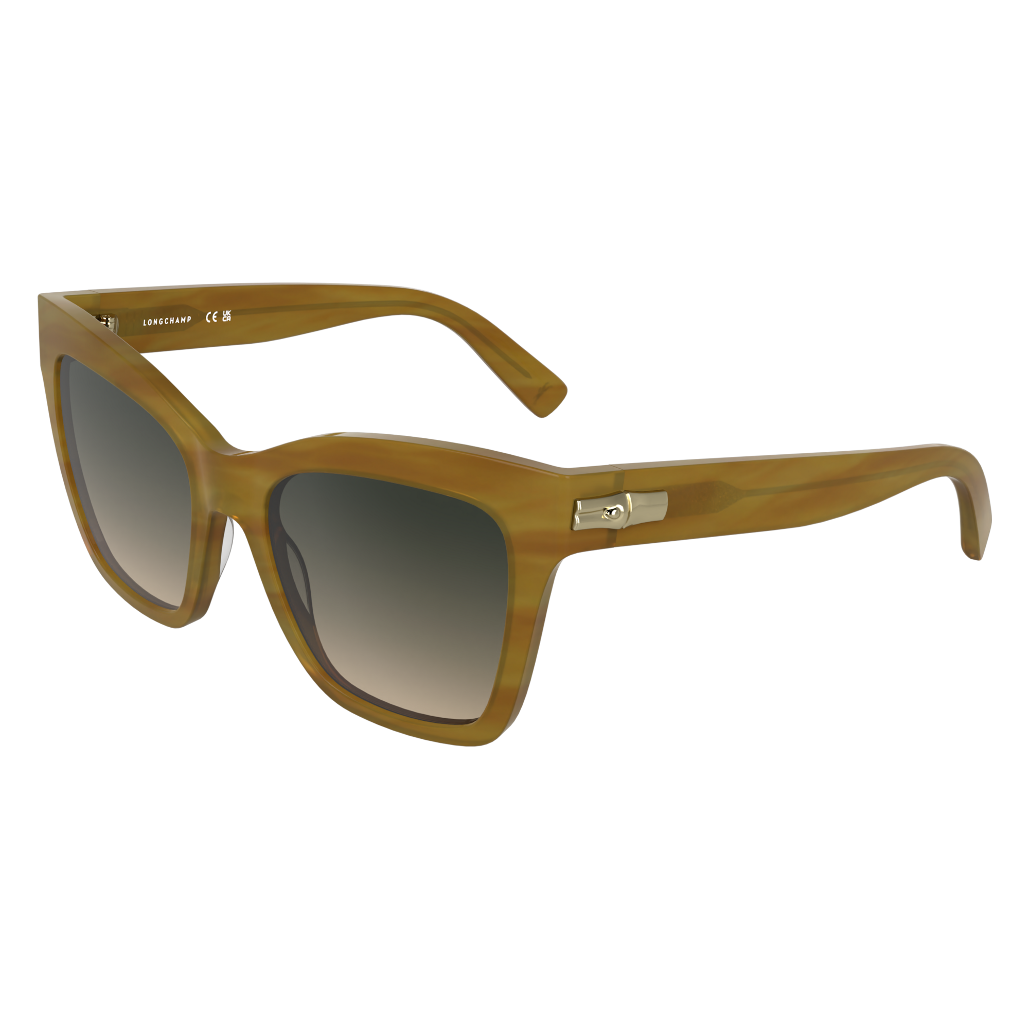 null Lunettes de soleil, Marron ray&eacute;