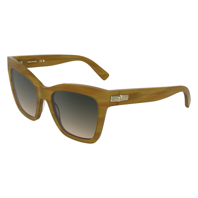 Lunettes de soleil , Autre - Marron ray&eacute;  - Vue 2 de 2