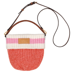 Le Pliage Collection S Crossbody bag , Coral/Pink - Canvas