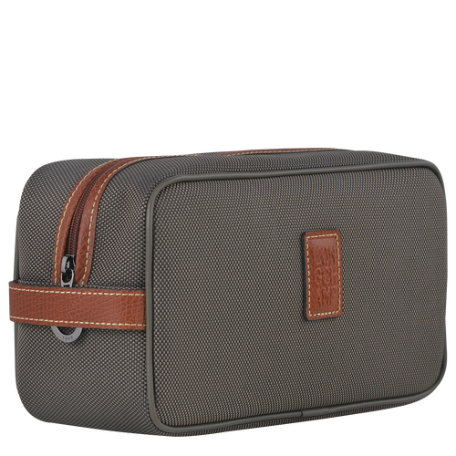 Boxford Toiletry case , Brown - Recycled canvas - View 2 of  4