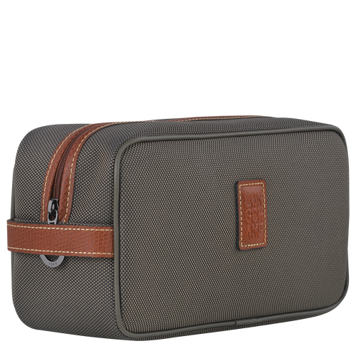 Boxford Toiletry case , Brown - Recycled canvas - View 2 of 4