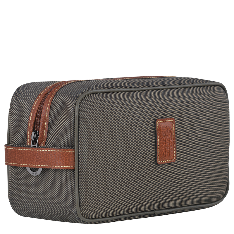 Boxford Toiletry case , Brown - Canvas  - View 2 of  4