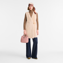 Le Roseau S Handbag , Pink Tea - Leather
