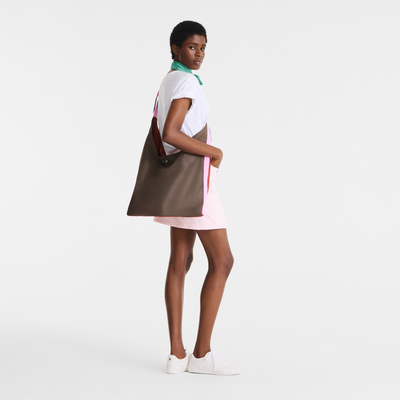 Re-Play XL Shoulder bag , Terra/Chestnut - Canvas