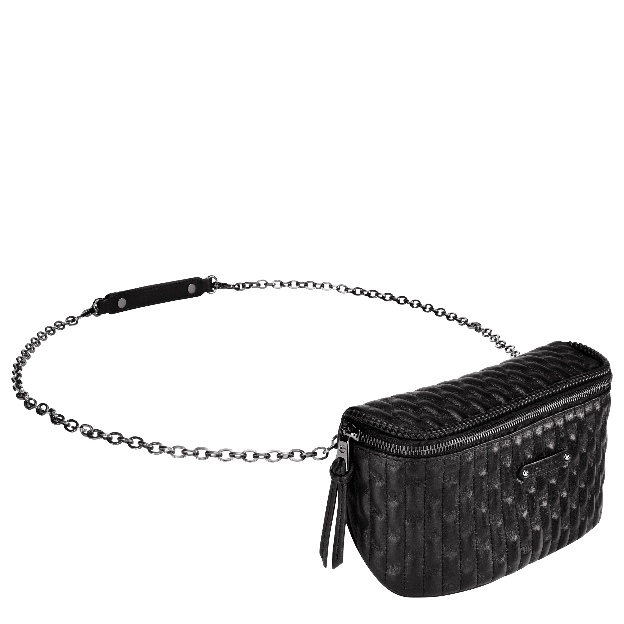 black belt bag leather