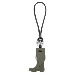Longcharm Keyring , Khaki - Leather