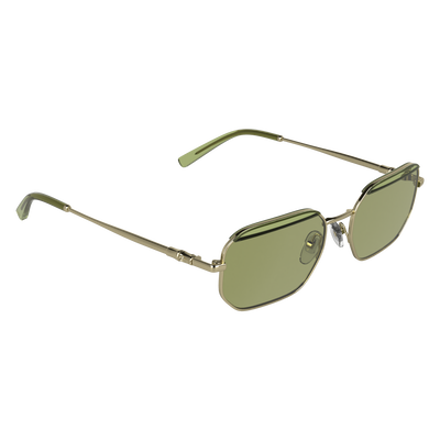 Sunglasses , Golden/Green - Metal
