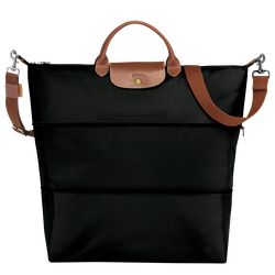 Le Pliage Original Extensible travel bag , Black - Recycled canvas