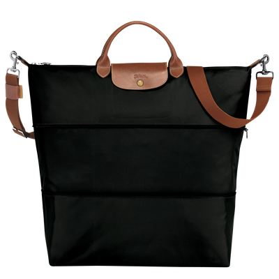 Le Pliage Original Bolsa de viaje ampliable , Lona reciclada - Negro