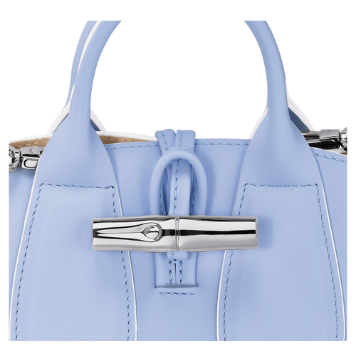 Longchamp Roseau XS Top Handle Mini Crossbody Satchel Leather Bag ~NWT~  Blue