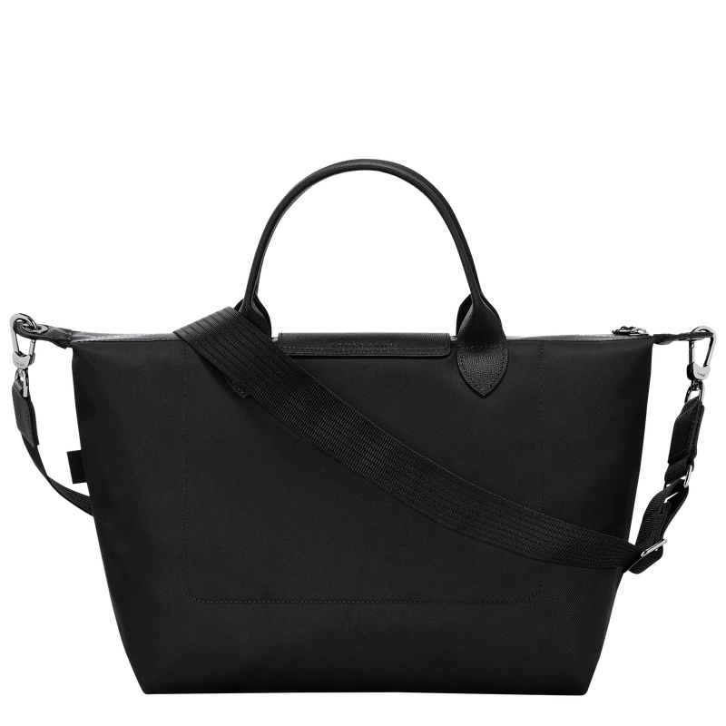 Le Pliage Energy L Handbag , Black - Recycled canvas  - View 3 of  5