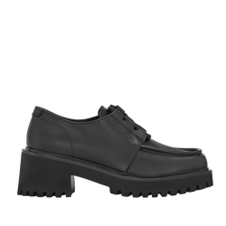 La Voyageuse Derby , Black - Leather
