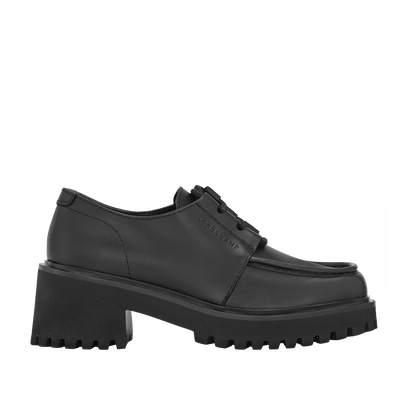La Voyageuse Derby , Black - Leather