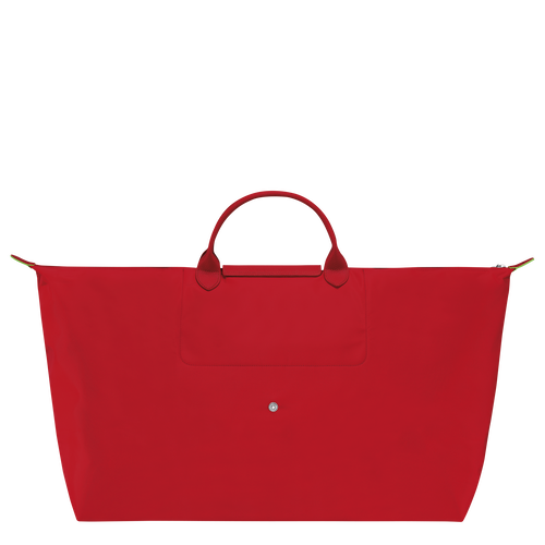Le Pliage Green M Travel bag Tomato - Recycled canvas | Longchamp GB