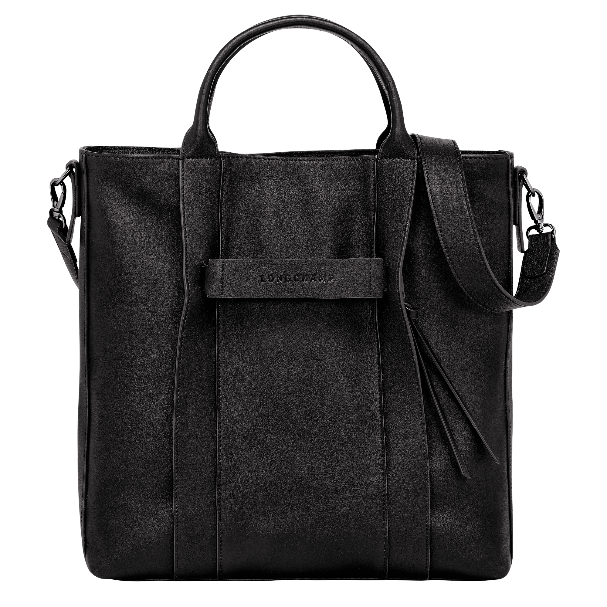 Longchamp 3D 肩揹袋 M, 黑色