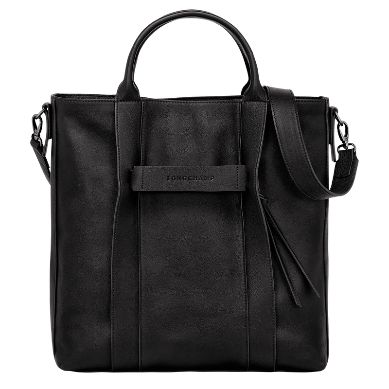 Longchamp 3D 肩揹袋 L , 黑色 - 皮革  - 查看 1 2