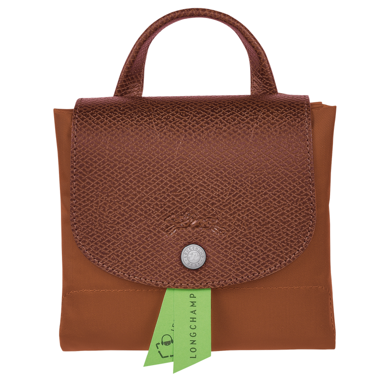 Le Pliage Green M Backpack , Cognac - Recycled canvas  - View 5 of 5