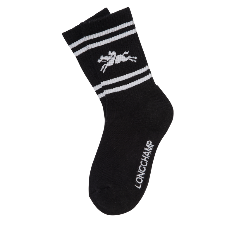 Socks , Black - Knit  - View 1 of 2