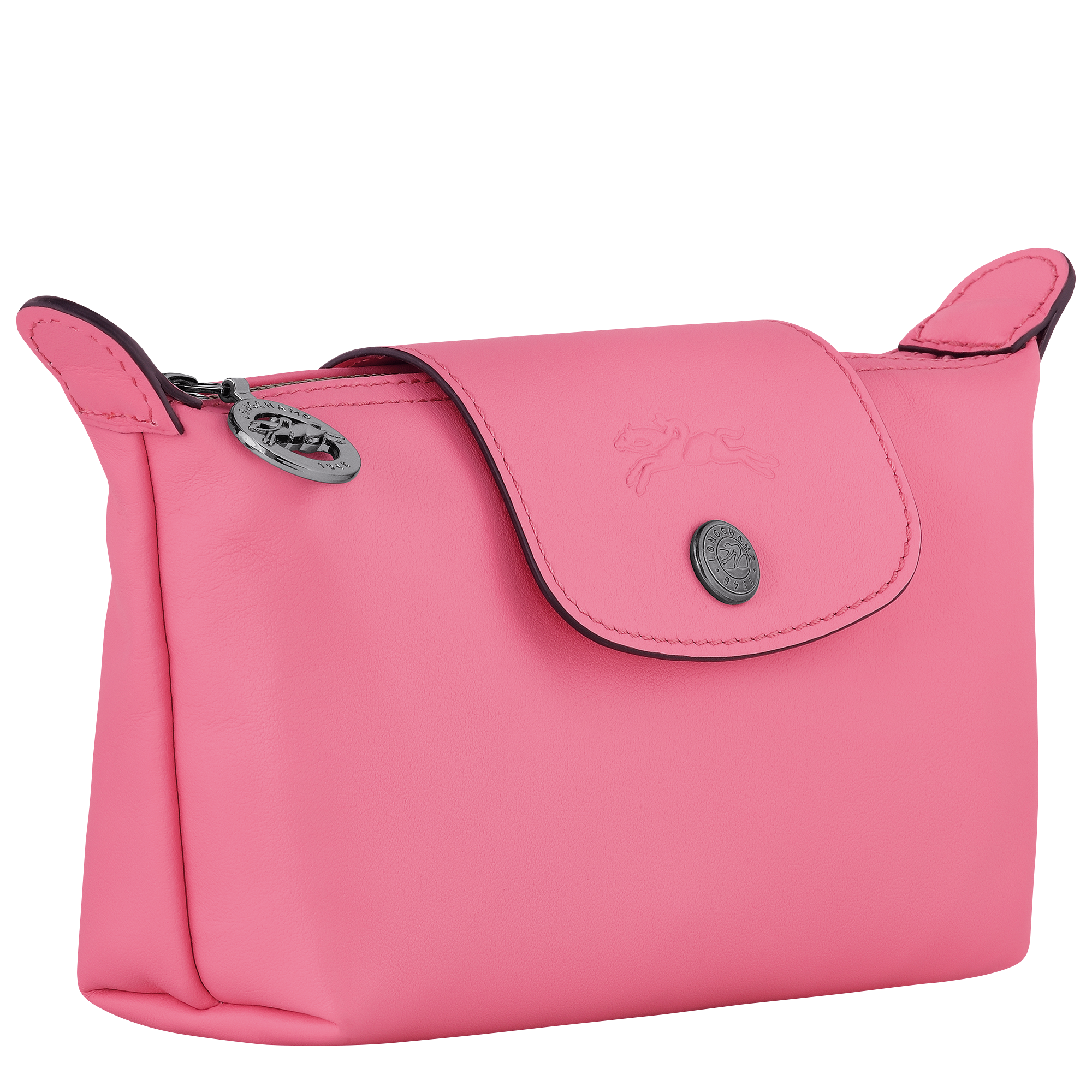 Longchamp X André Saraiva Le Pliage Pouch Pink Women